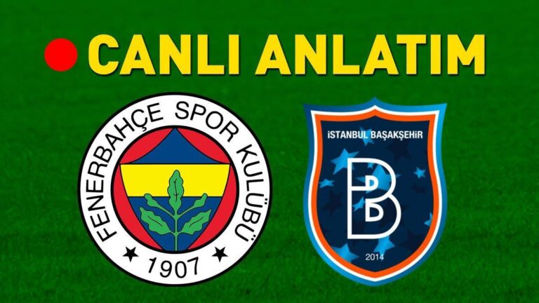 F.Bahçe – Başakşehir maçı öncesi son gelişmeler! Olası 11 kişi açıklandı…